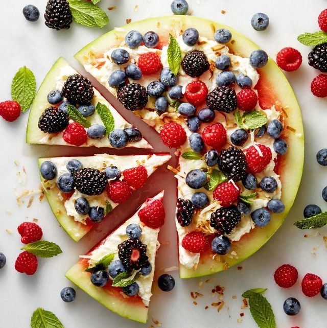 4th of july appetizers watermelon pizza