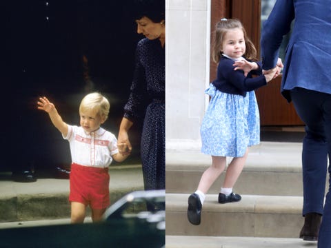 Princess Charlotte Is Already A Master Of The Royal Wave Princess Charlotte At The Lindo Wing