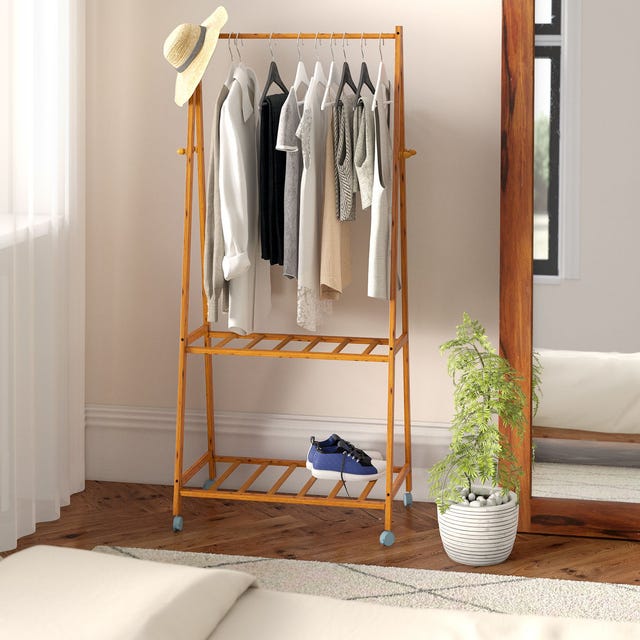 8 clothes rails for extra bedroom & hallway storage