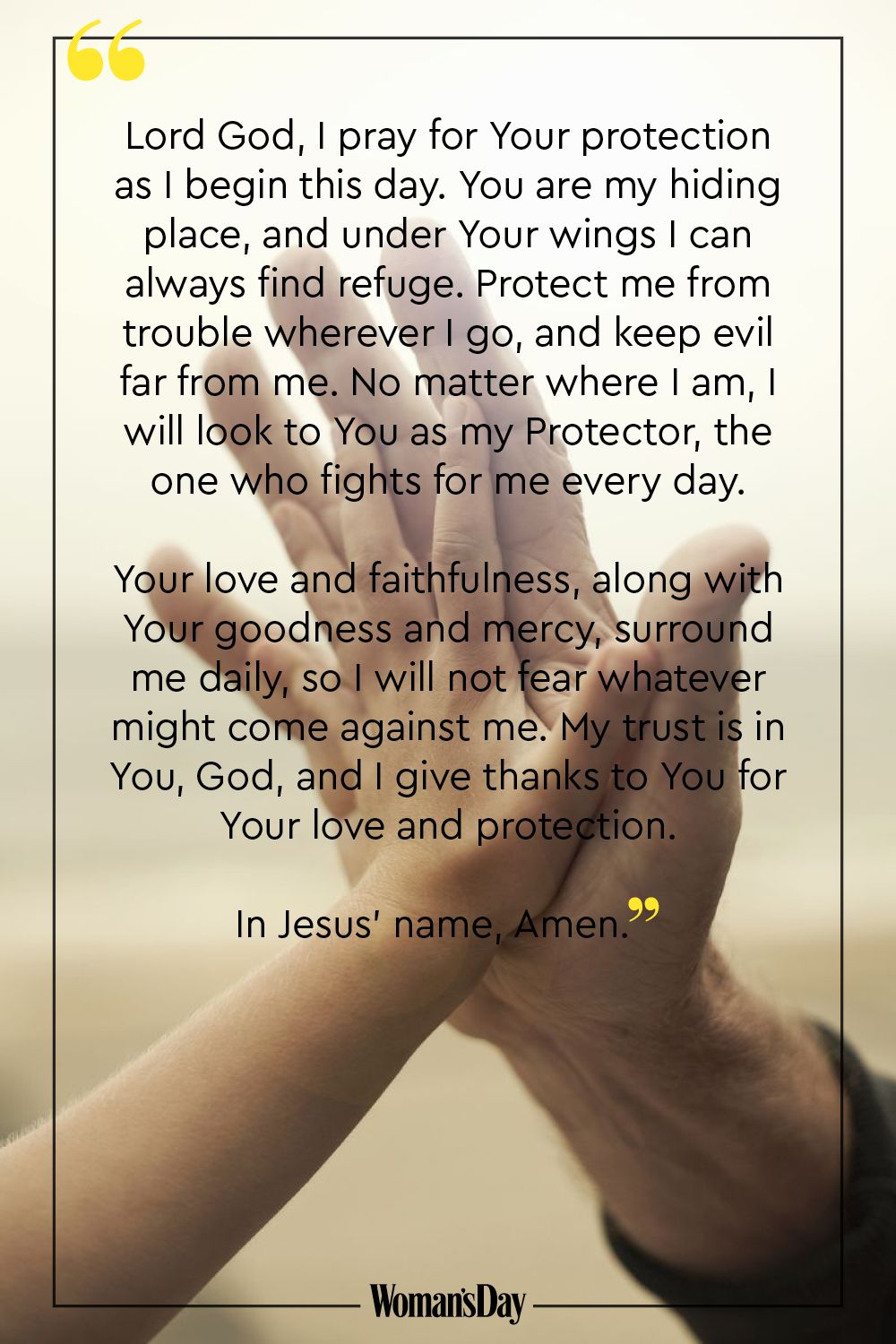 prayer for protection and guidance