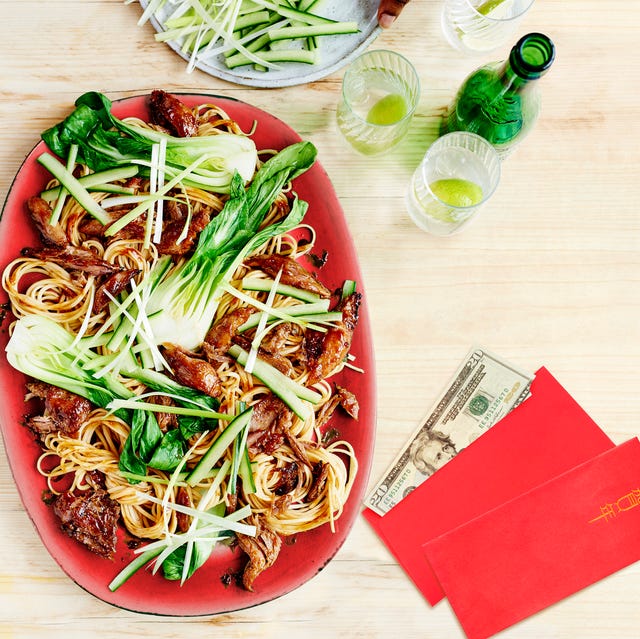 crispy duck noodles, gingery pork chive dumplings, veggie spring rolls lunar new year recipes pick up from march 2020 good housekeeping uk the national magazine company ltd 33935097