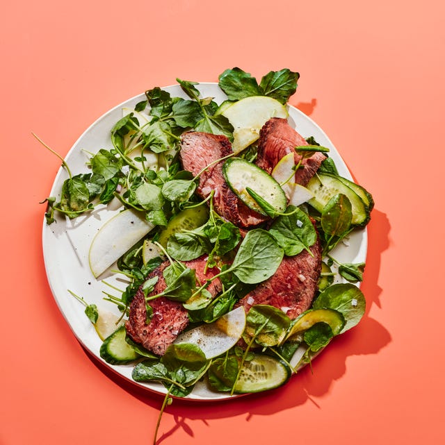 watercress steak salad