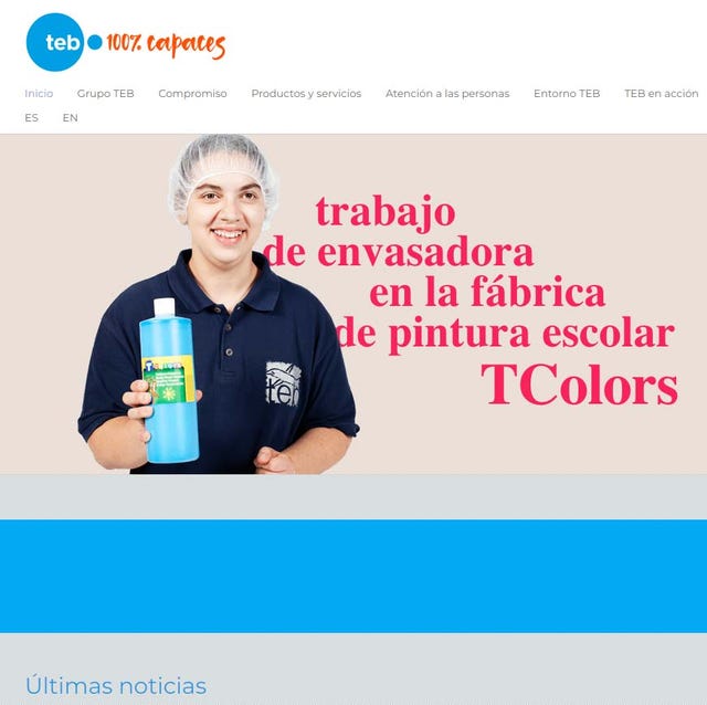 web de la cooperativa teb