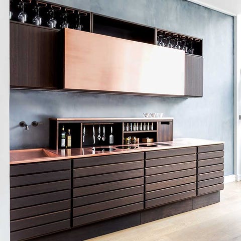 How To Use Copper In The Kitchen From Walls Worktops - Copper Clad Kitchen Cabinets How To Use Copper In The Kitchen From Walls Worktops - Copper Clad Kitchen Cabinets