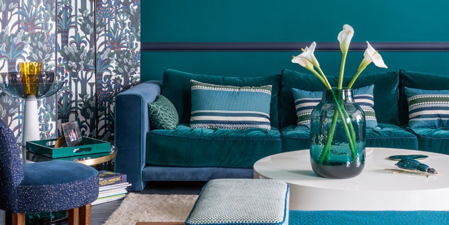 Decorating With Teal Blue, Teal Living Rooms Uk