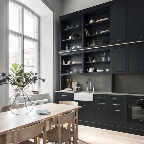 How To Use Black In A Kitchen