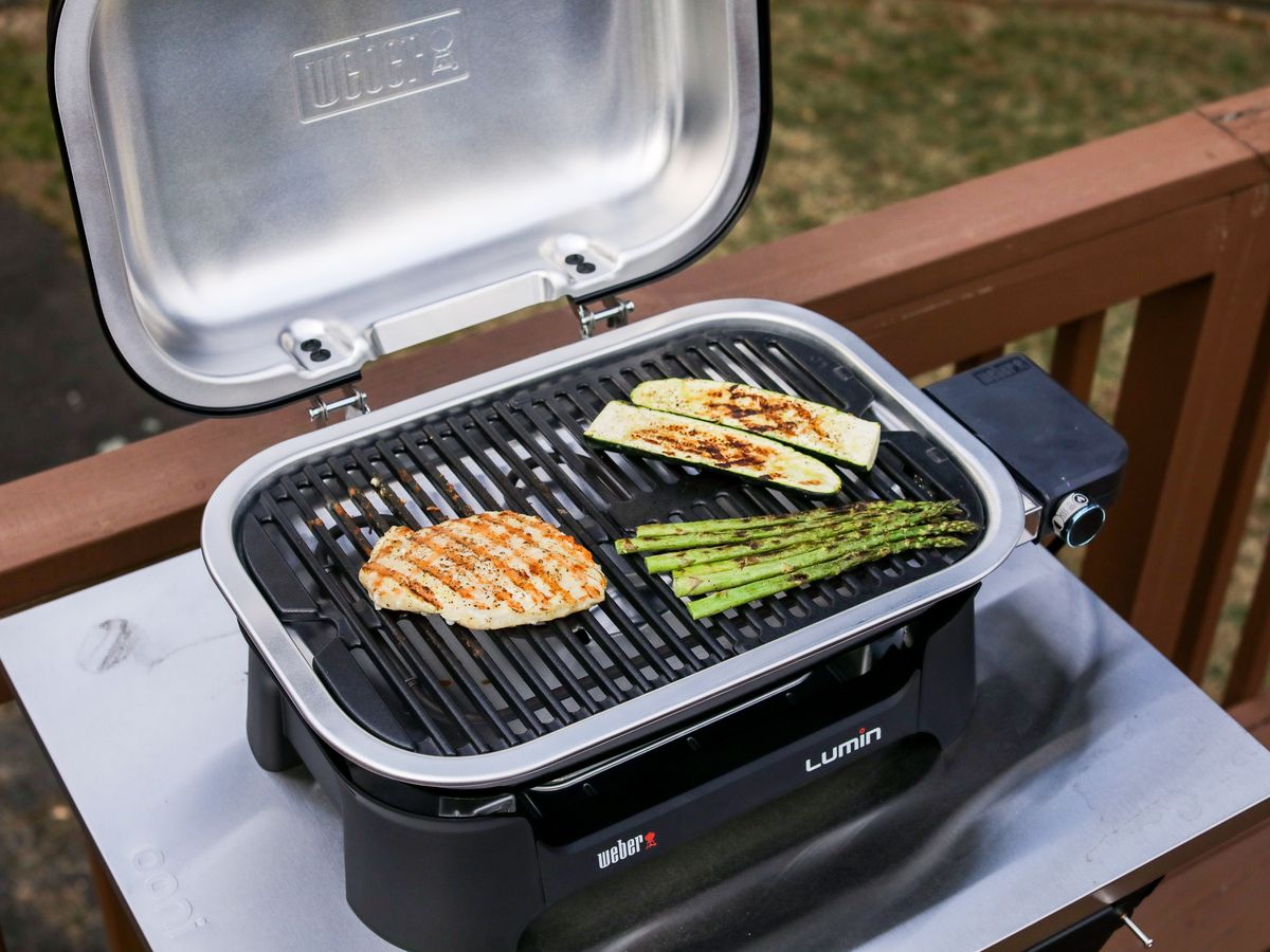 Weber - Lumin Compact Electric Grill - Black