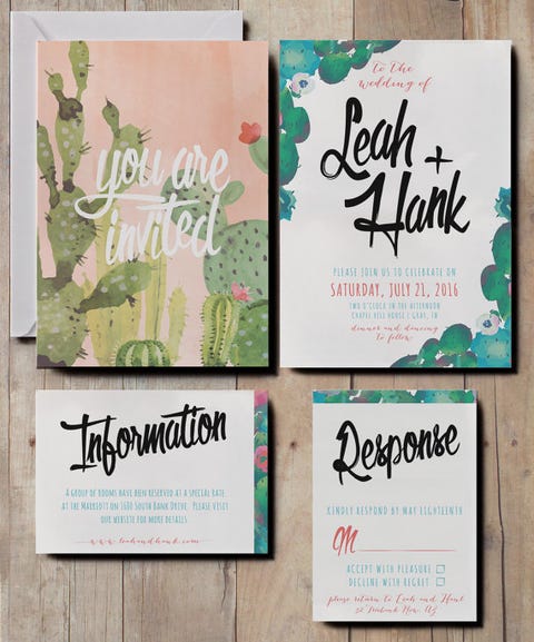 Wedding Trends 2018 According To Etsy Desert Themed Rustic Wedding Invites