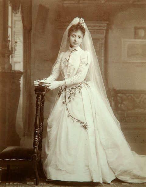 Wedding portrait, 1880s.