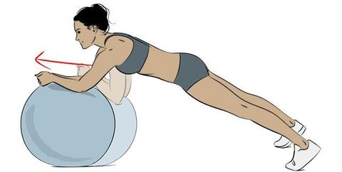 Swiss ball, Arm, Leg, Ball, Shoulder, Joint, Muscle, Abdomen, Knee, Exercise equipment, 