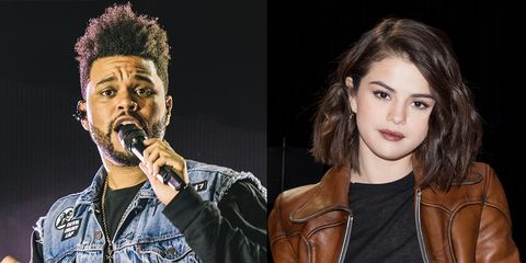 Selena Gomez spotted at The Weeknd's gig