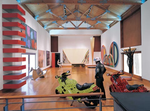 the annex gallery at the weisman foundation’s home