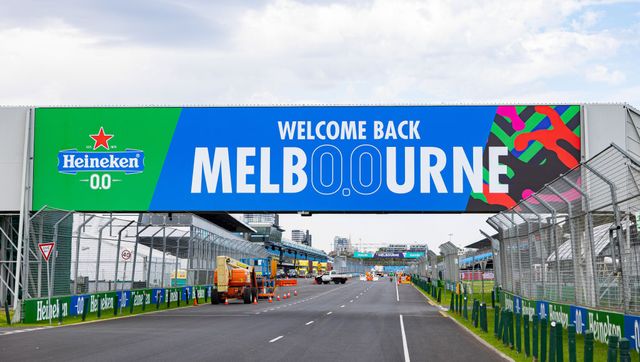 a welcome back melbourne sign is displayed above the main