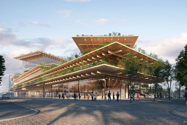 il nuovo progetto “welcome, feeling at work” di kengo kuma architects associates, un edificio per uffici che sarà completato a milano nel 2024