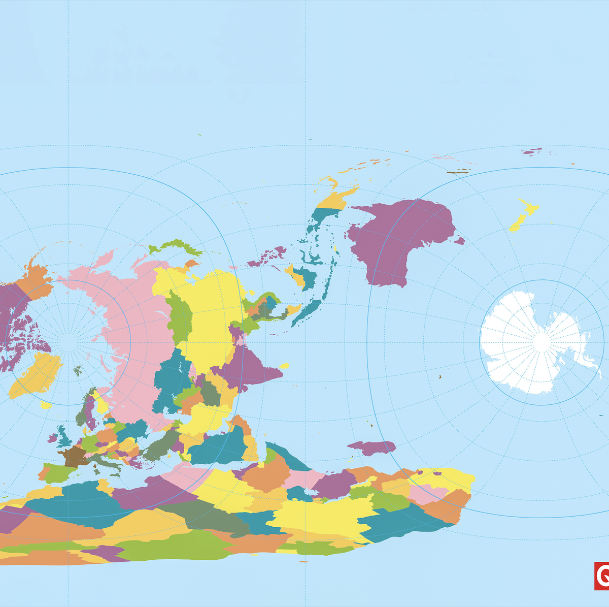 Zo de wereldkaart er net zo goed ook kunnen uitzien