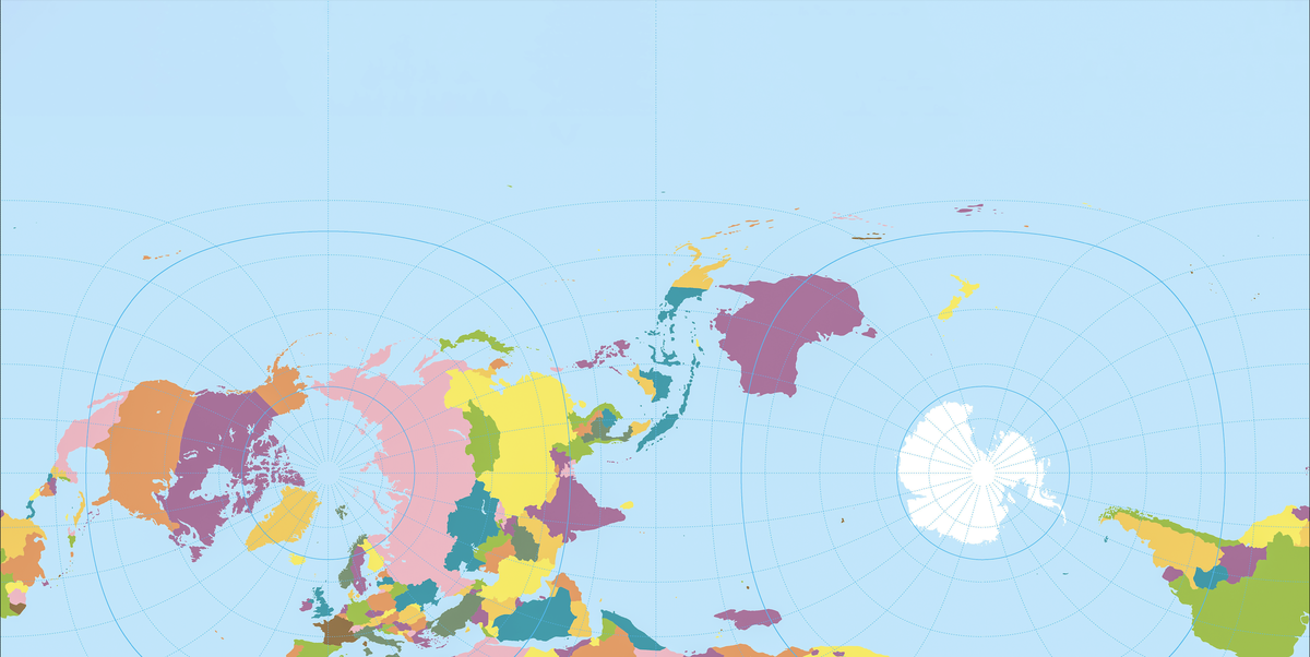 Zo de wereldkaart er net zo goed ook kunnen uitzien