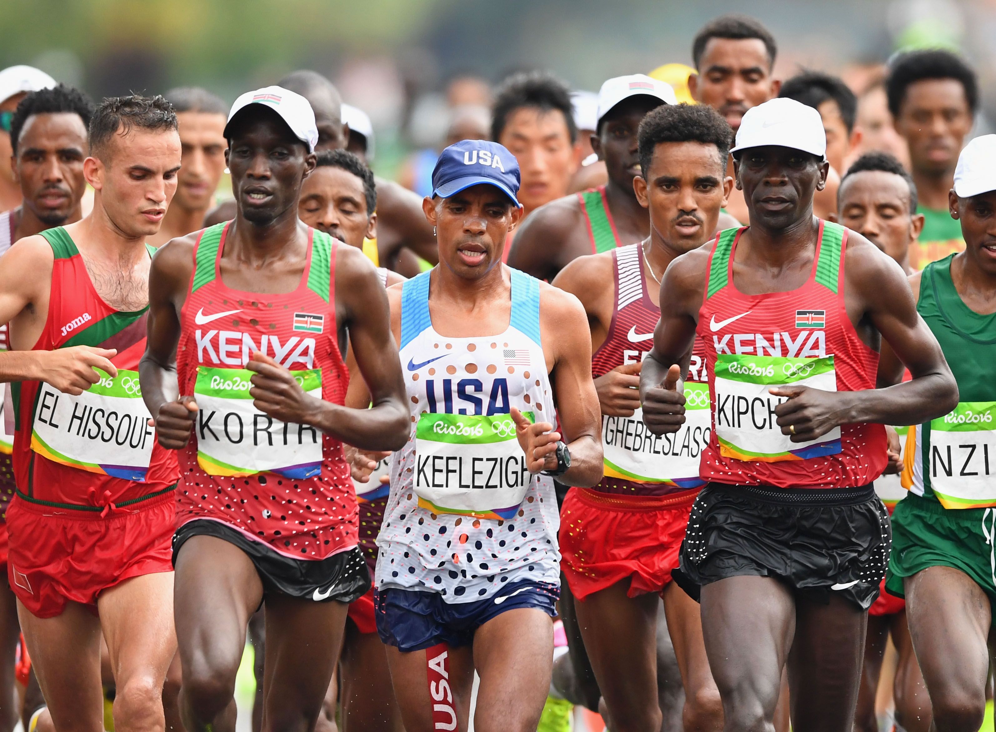 El equipo olímpico de maratón de Kenia mete a Kipchoge y Kosgei