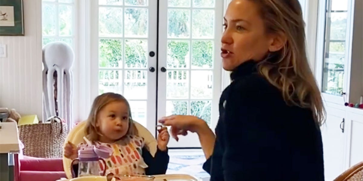 Watch Kate Hudson And Daughter Rani Rose Do Cute Breakfast Dance