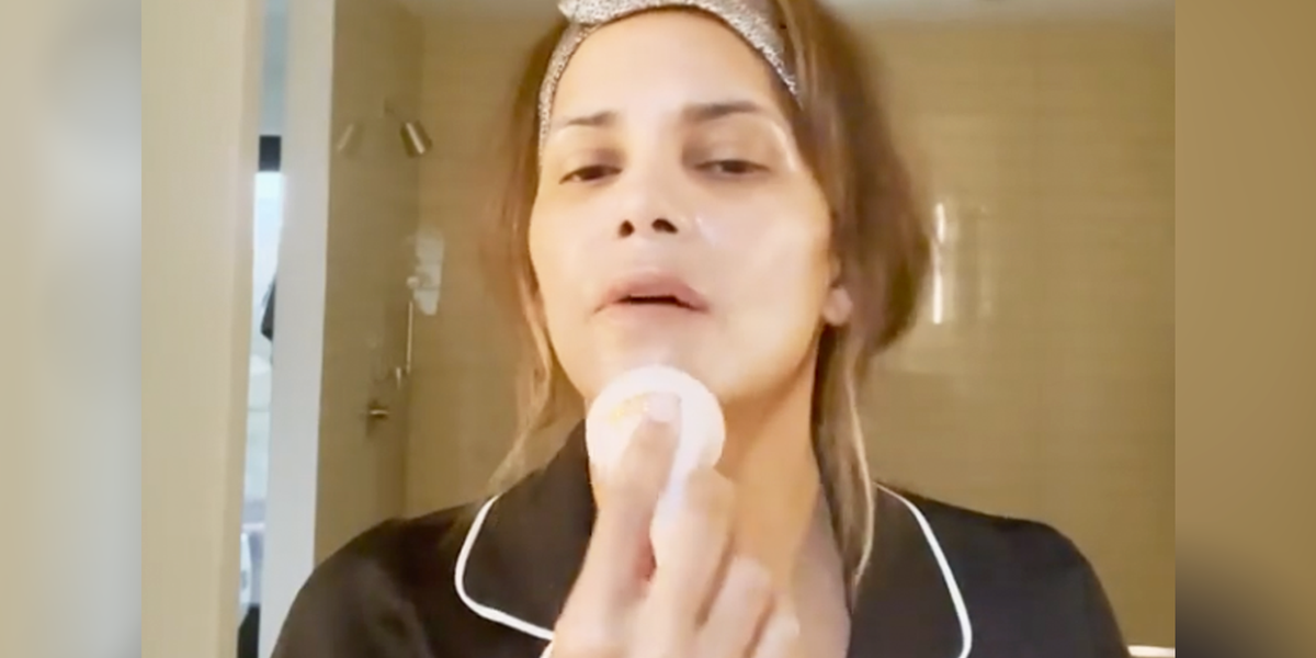 Halle Berry, 54, Shares Fave Skincare Tool In No-Makeup Video