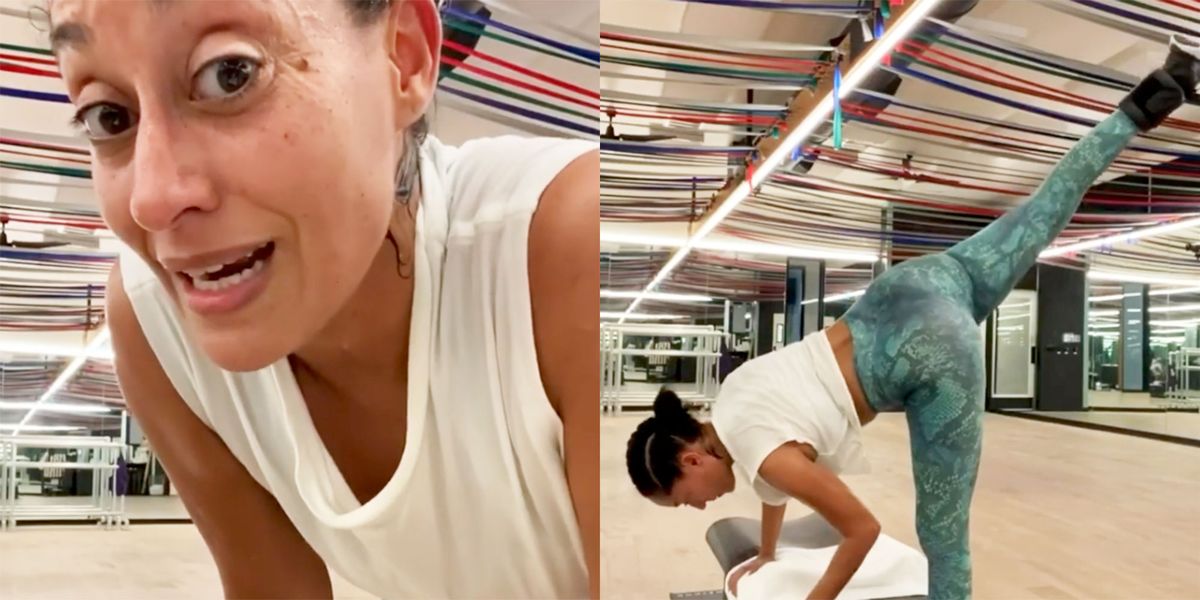 Tracee Ellis Ross Posted A Butt Workout Video On Instagram