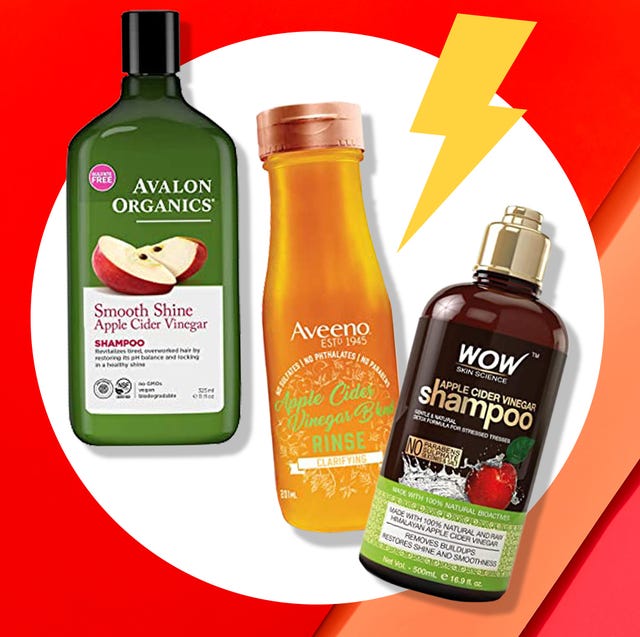 three apple cider vinegar shampoos