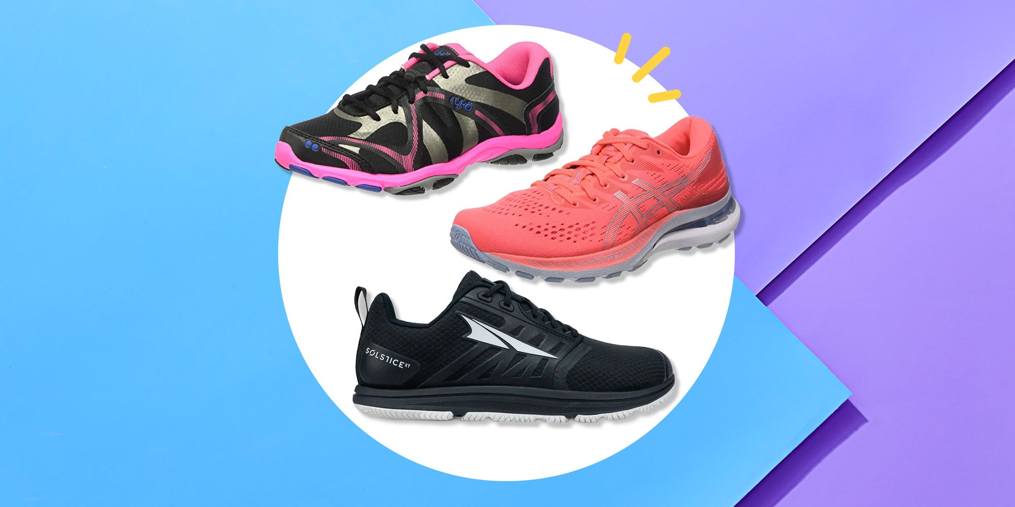 Running Shoes Women Air Trainers Fitness Walking Gym Lace up Sports Sneakers 