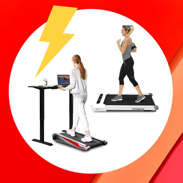 under desk treadmills with a desk and without for walking and running