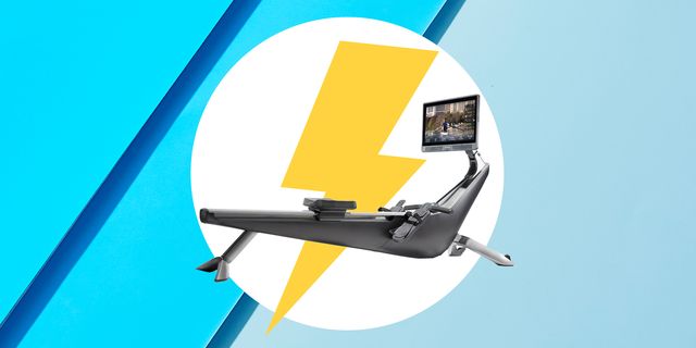 hydrow rowing machine black with led screen workouts