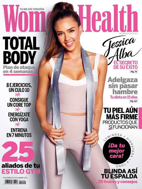 jessica alba, portada octubre women's health