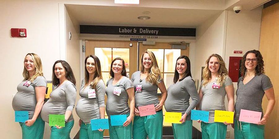 9 Maine Nurses Are All Pregnant At The Same Time