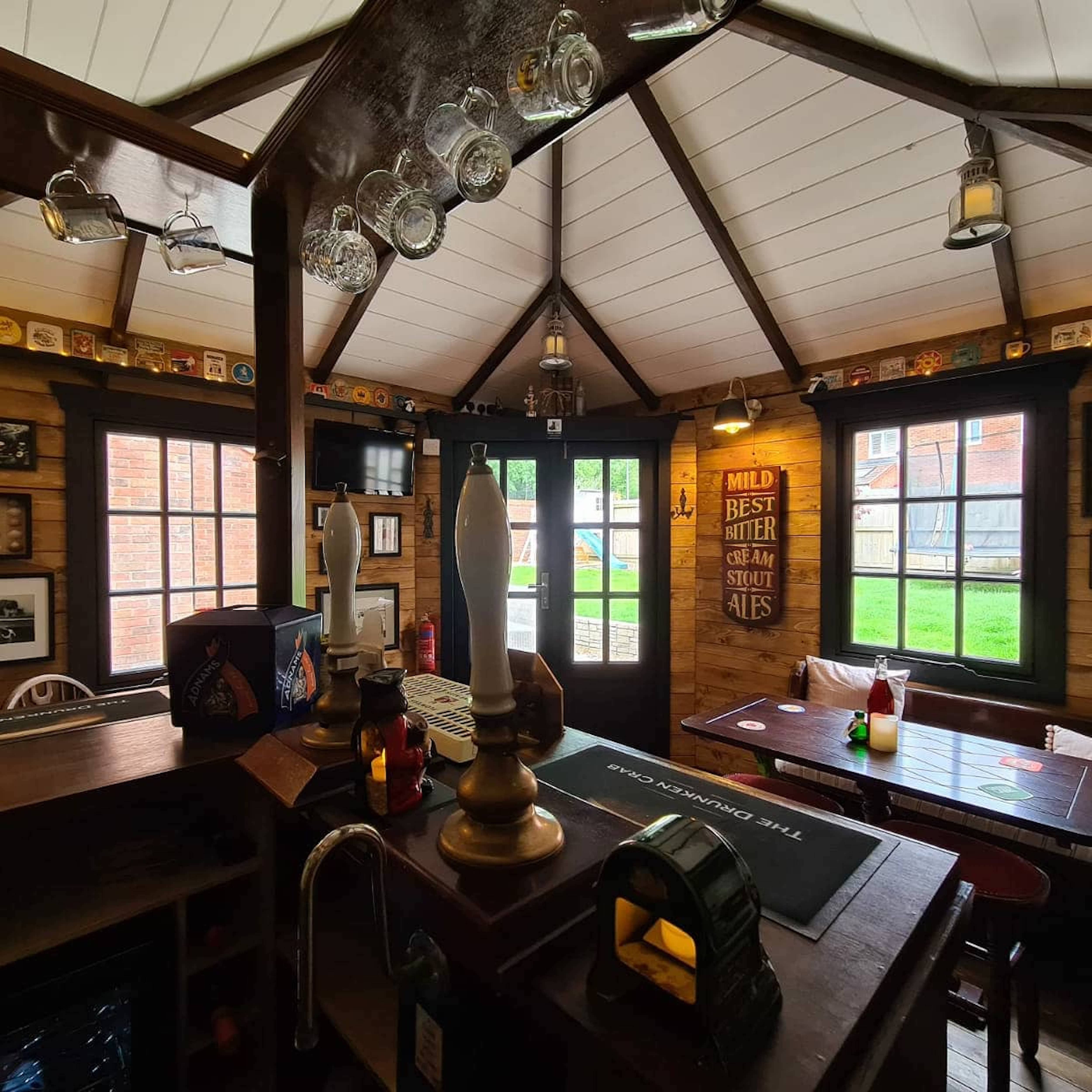 This Couple Built a Realistic Pub in Their Friends' Backyard