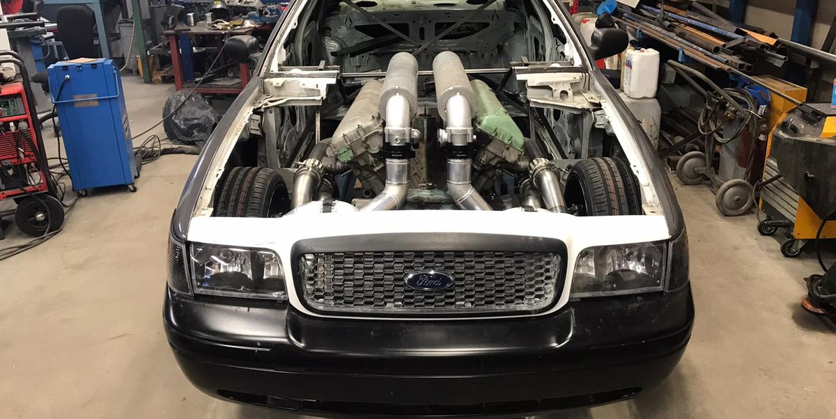 This Tank-Engine-Powered Ford Crown Vic Sounds Utterly Absurd