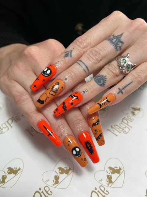 halloween nail designs spooky manicure
