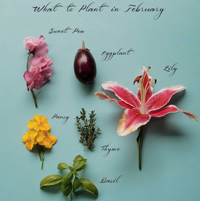 what to plant in february