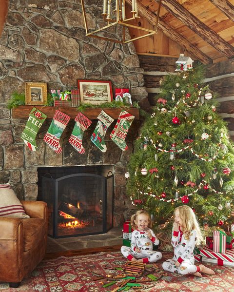 christmas tree, christmas decoration, christmas, home, tree, room, hearth, living room, fireplace, christmas ornament,