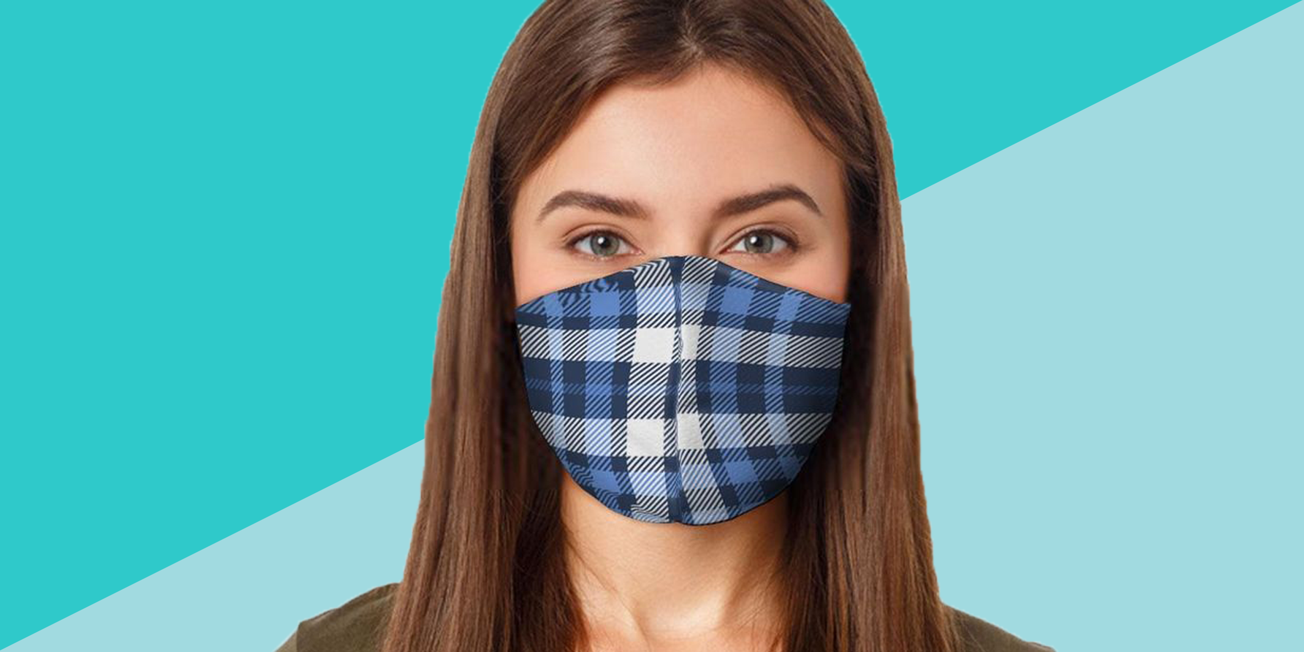 and Kids Washable Headband Scarf Women Double layered Polyester Mask fits Men
