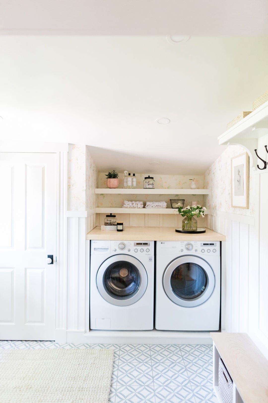 laundry room closet organization