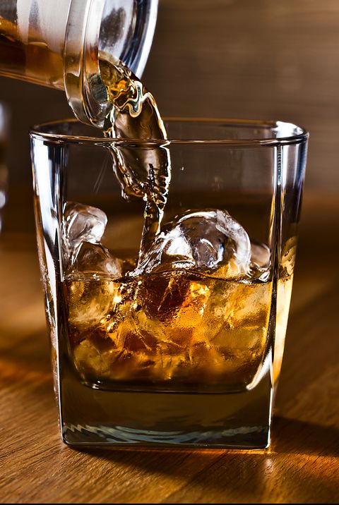 whiskey and natural ice