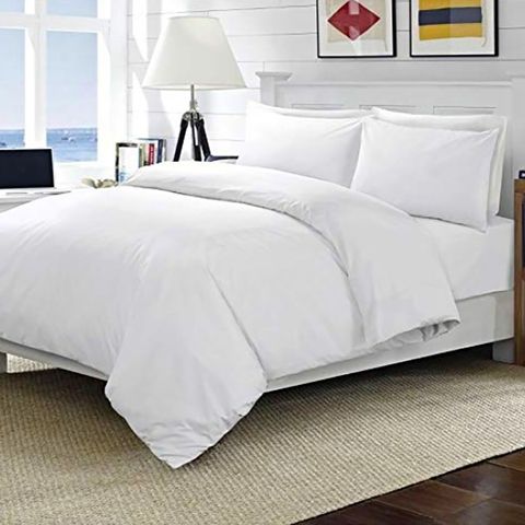 Why hotels use white bed sheets