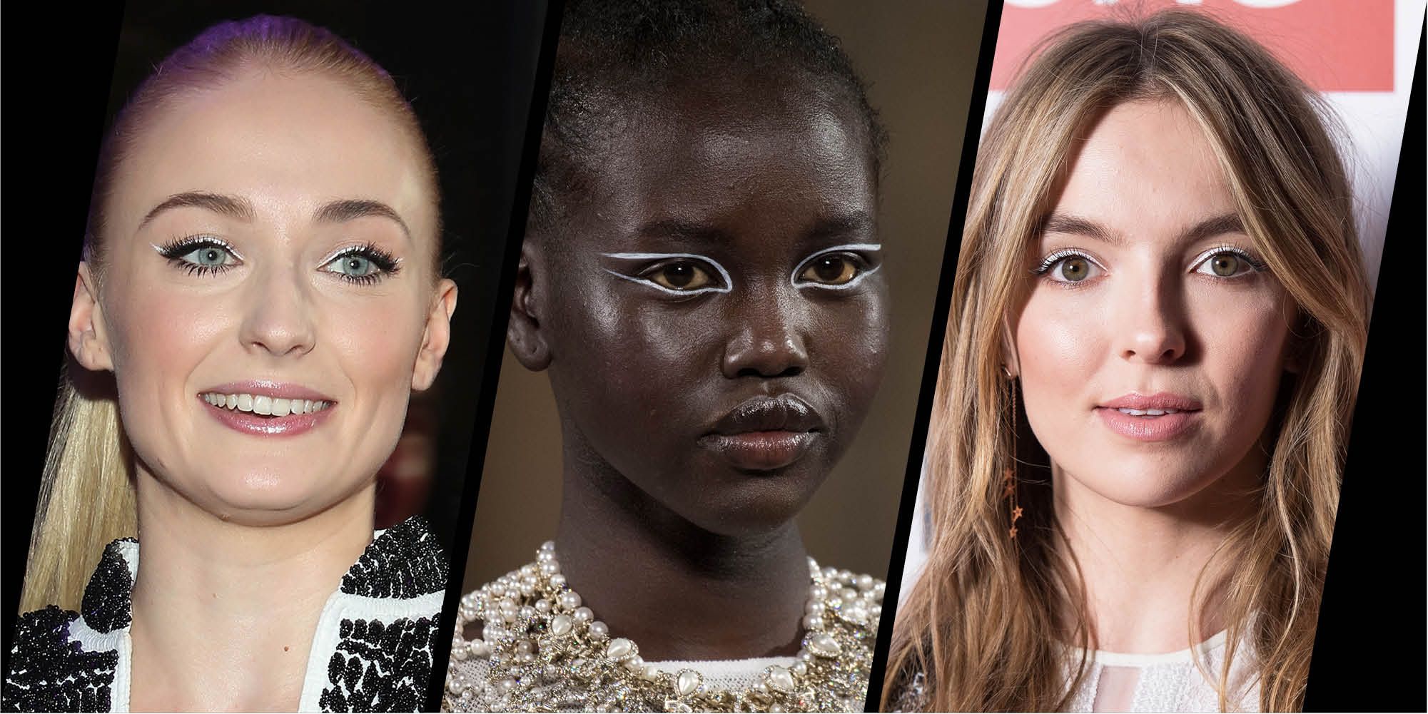 White eyeliner is the latest make-up trend for summer 