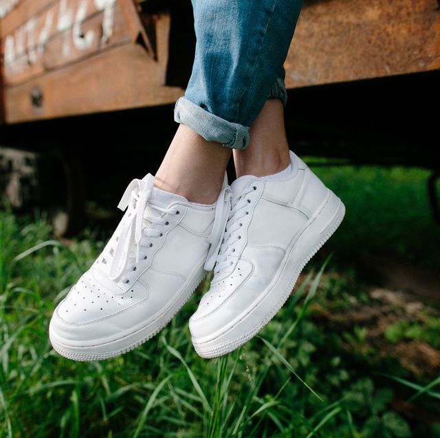 Witte-schoenen 