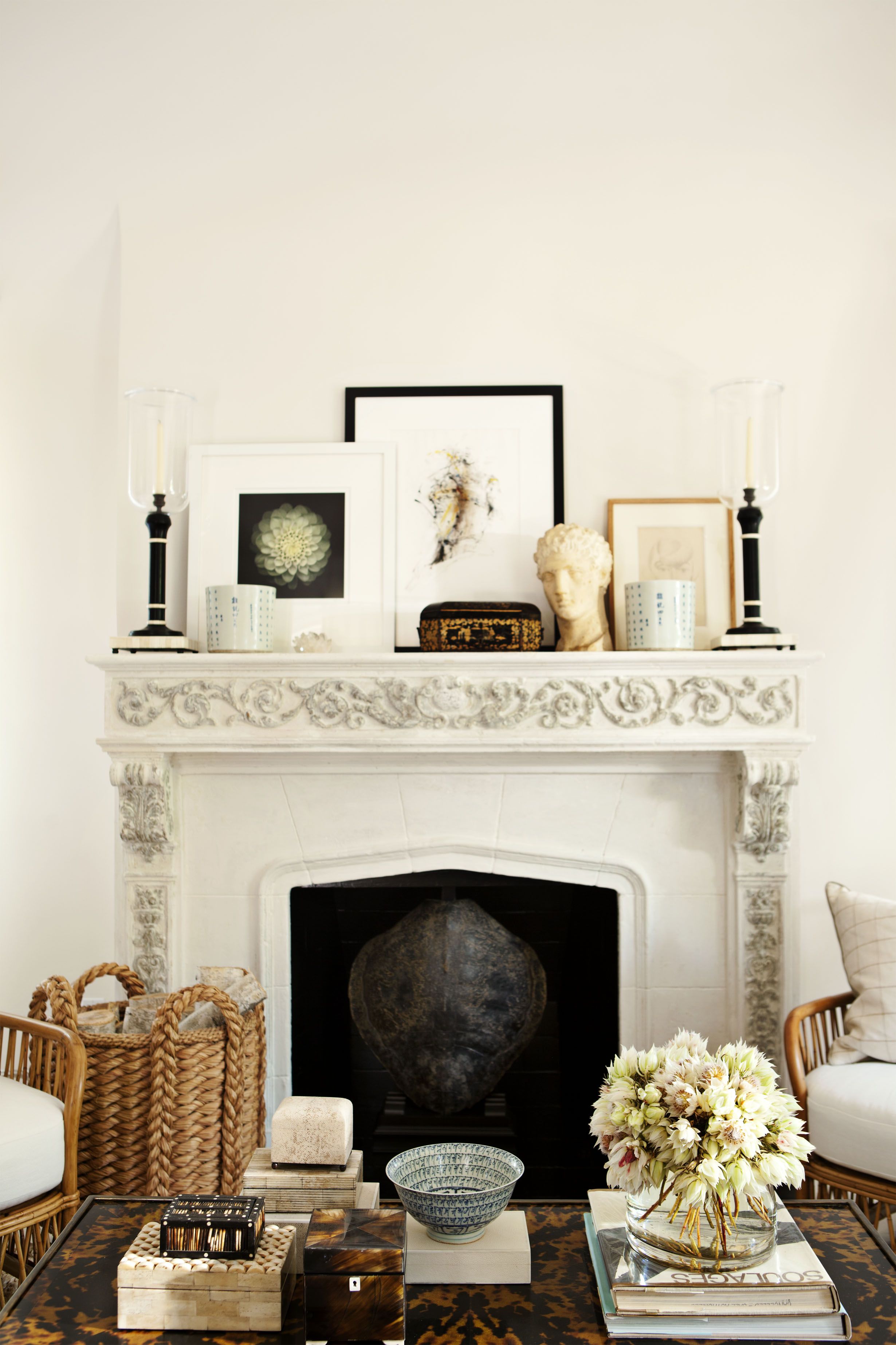 fireplace decor