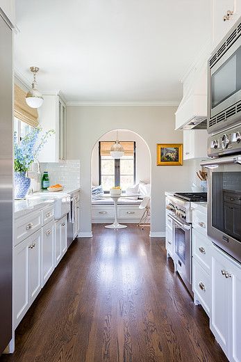 Pictures Of Galley Kitchens With White Cabinets Things In The Kitchen   White Galley Kitchen 1572567246 