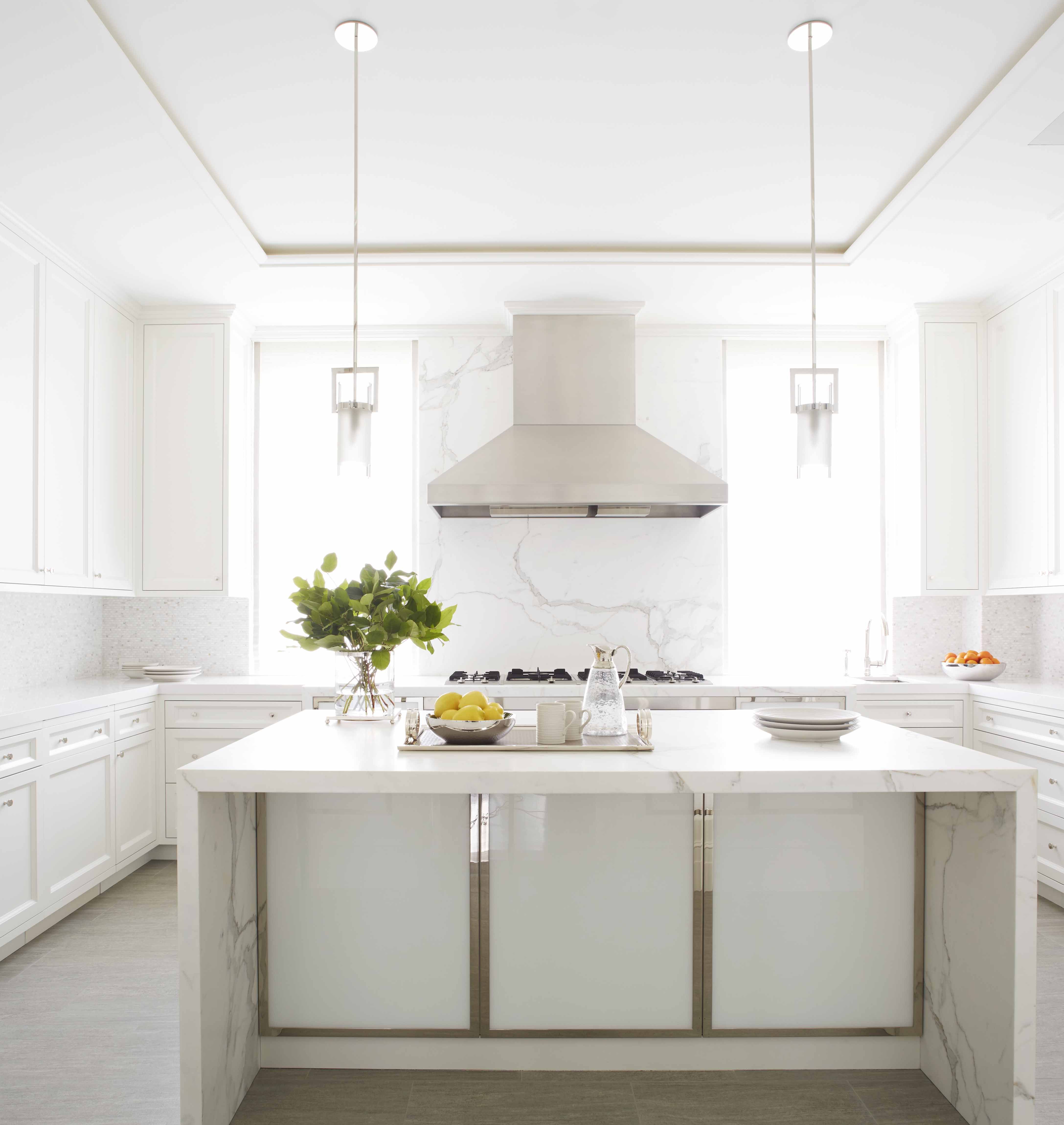 Best Backsplash For All White Kitchen Smooth May Be The Logical