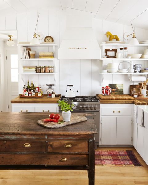 41 Best White Kitchen Ideas Small, Vintage Farmhouse Kitchen Cupboards Uk