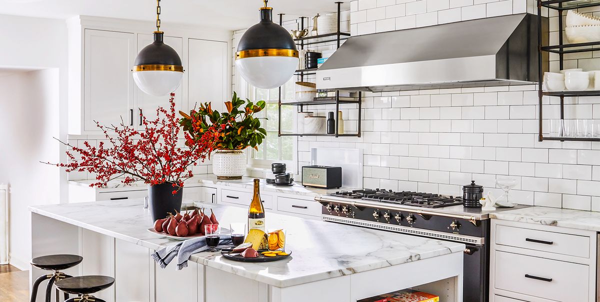 20 White Kitchen Design Ideas Decorating White Kitchens,Glass Subway Tile Backsplash Colors