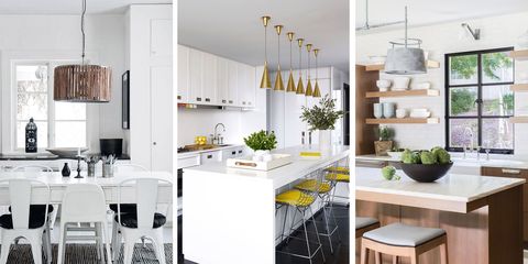 Elegant Kitchen With Metallic Ceiling white kitchens
