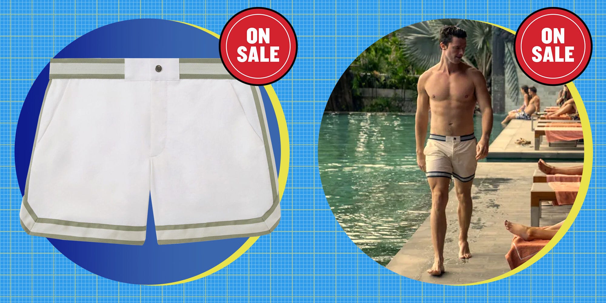 These 'White Lotus' Swim Trunks Are on Sale