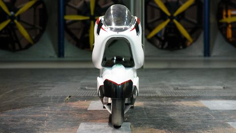 aerodynamic electric motorcycle