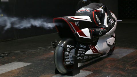 moto eléctrica aerodinámica